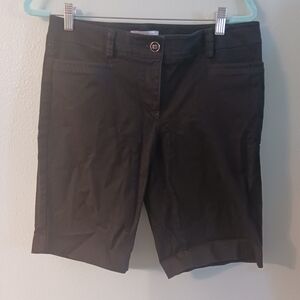 White House Black Market Women's Black Bermudas